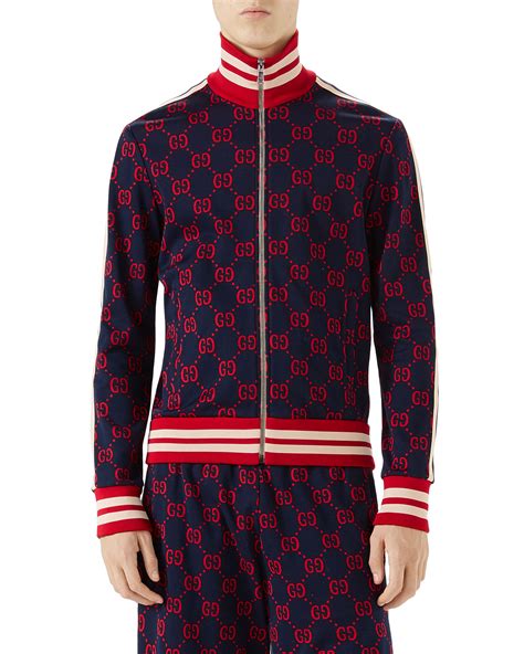 gucci gg jacquard jacket fake|gucci jacquard jacket slim large.